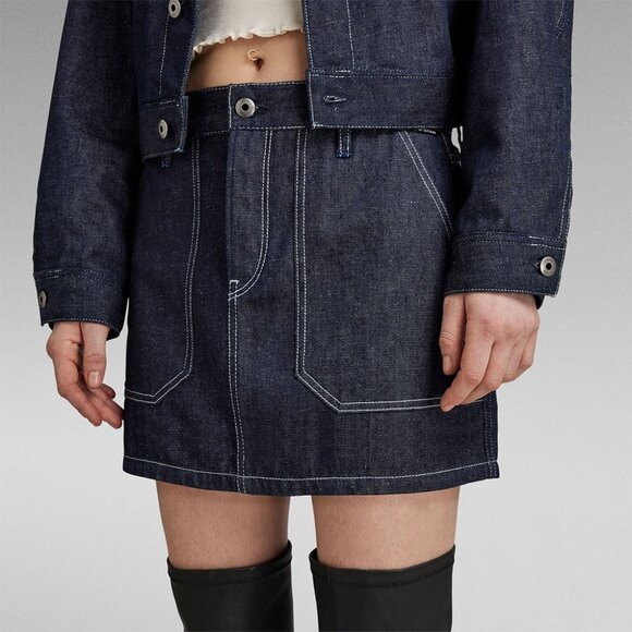 G-Star Raw Carpenter Short Denim Low Waist White Stitching